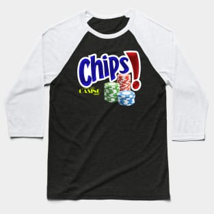 Cousin Vito's Casino CHIPS! Logo shirt Baseball T-Shirt